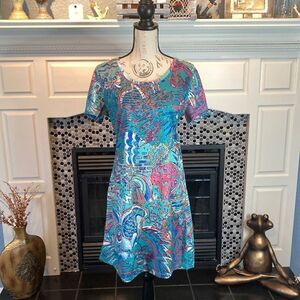 Reel Legends multicolor dress, size medium